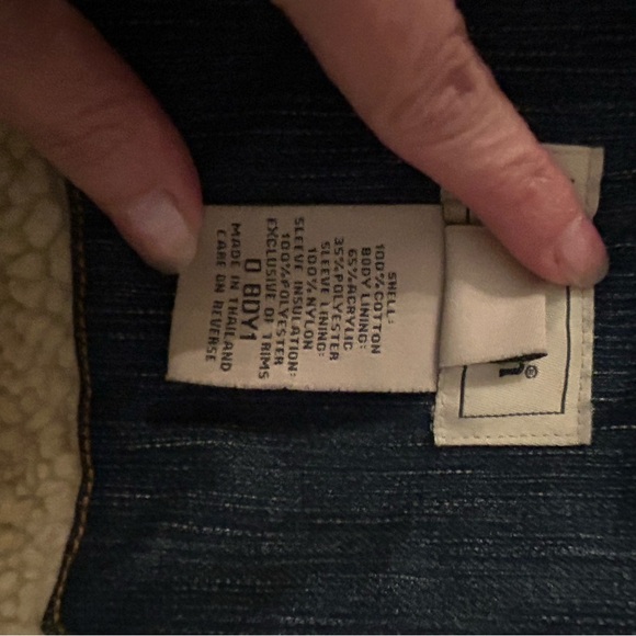 L.L. Bean Denim Sherpa-Lined Jacket - Picture 13 of 13